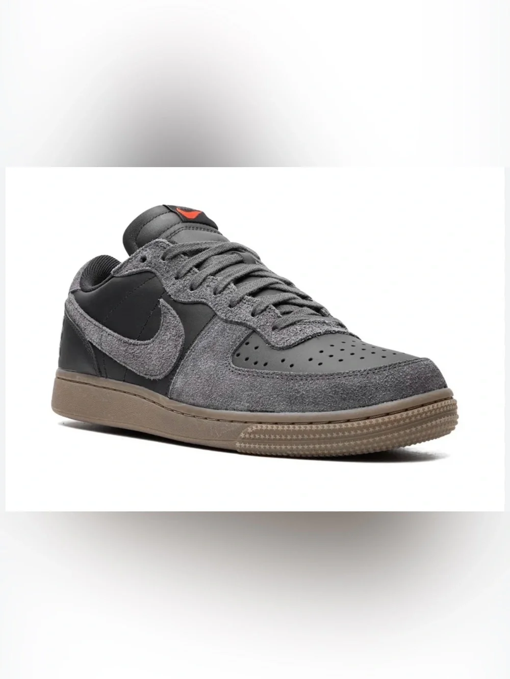 Nike Terminator Low Black Medium Ash Gum Suede Sneakers - In like new condition.